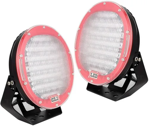 Vista 11 de Willpower 2 piezas 7 pulgadas 51 W negro punto haz redondo LED trabajo barra de luz DC 9-30 V para camión coche ATV SUV 4X4 Jeep camión lámpara