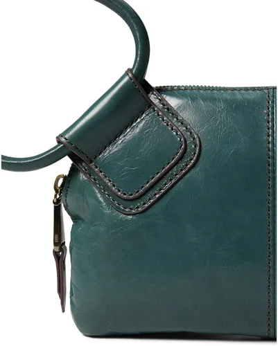Vista 3 de HOBO Sable - Bolsa de muñeca para mujer, construcción de cuero pulido con correa de muñeca circular, bolsa práctica y compacta