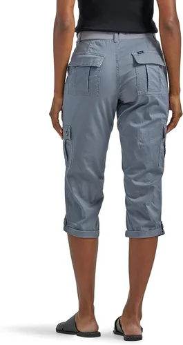 Vista 3 de Lee Ultra Lux Comfort con pantalón capri tipo cargo flexible para mujer