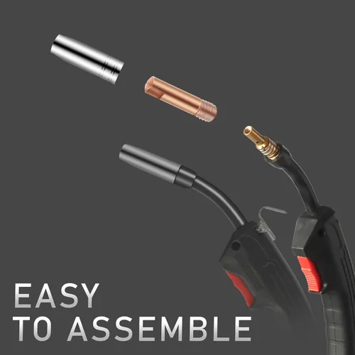 Vista 2 de AZZUNO Pistola de soldadura MIG 14AK con cable de 10 pies, para AZZUNO MIG-135F