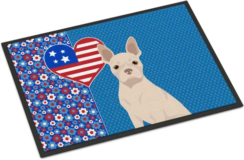 Vista 134 de Caroline's Treasures WDK5119JMAT Airedale Terrier USA - Tapete para interiores o exteriores, 24 x 36 pulgadas, tapete para puerta delantera