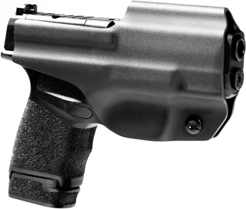 Vista 5 de GRITR IWB Kydex Right/Left Hand Gun Holster Fits Springfield Armory Hellcat/RDP/OSP - Optic Cut, Open Bottom, 1.5" Belt Clip & Adjustable Retention