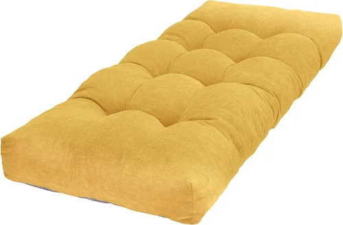 Vista 33 de Cojín de banco de 36 pulgadas - Chenilla, espuma viscoelástica de alta densidad, parte inferior antideslizante, cojín de asiento largo acolchado
