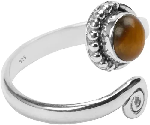 Vista 23 de Anillo de dedo del pie de piedra preciosa de plata de ley 925, joyería para el cuerpo, anillo de dedo del pie de la mano de la mano de la piedra