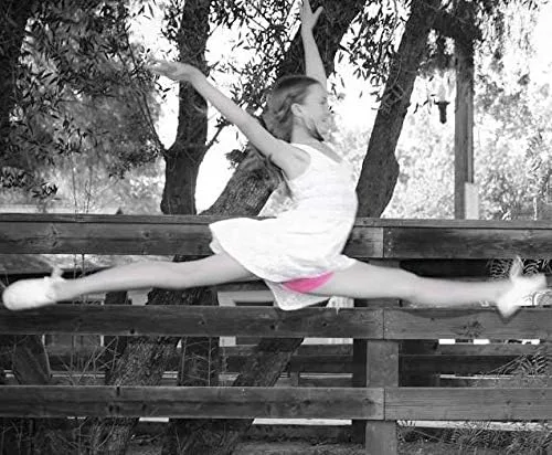 Vista 5 de Shorts escolares bajo falda, Sparkle Farms Girls, paquete de 3, tallas 3 -12