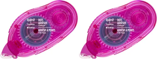 Vista 8 de Tombow 62147 MONO - Aplicador de puntos adhesivos. Cinta fácil de usar para una variedad de usos, multicolor