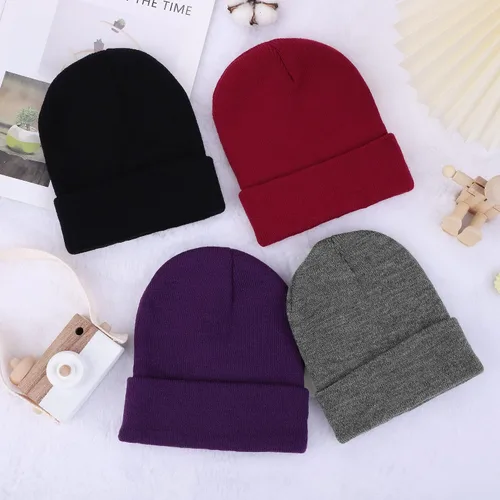 Vista 4 de Cooraby Gorro de invierno cálido gorro de punto suave para hombres o mujeres
