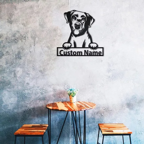 Vista 44 de zouwii Letrero de metal personalizado para perro Airedale Terrier Letrero de metal personalizado Airedale Terrier Airedale Terrier divertido
