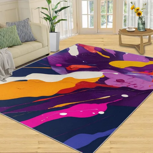 Vista 20 de Girl Horse Rugs for Bedroom, Horse Area Rug, Animal Rugs for Living Room, Indoor Non-Slip Rug, Machine Washable Carpet for Front Entrance Floor