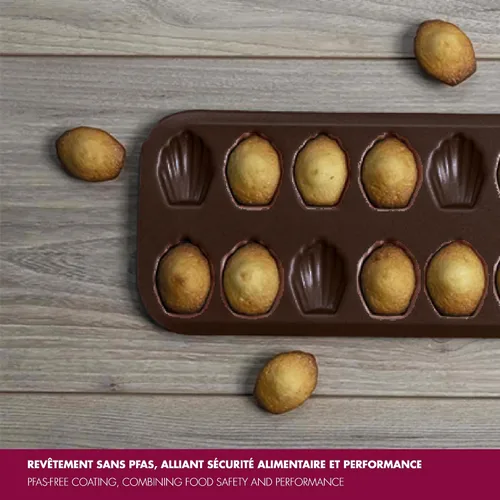 Vista 5 de Gobel - Non-Stick 20 Small Madeleines Baking Sheet - 15.6 in x 4.9 in x 0.5 in - Made in France