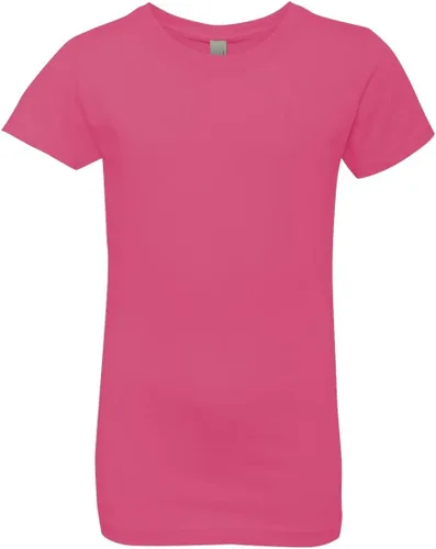 Vista 3 de Next Level Camiseta de punto acanalado de princesa para niñas grandes