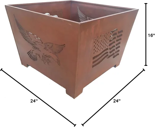 Vista 2 de Esschert Design FF1009 Eagle Fire Basket