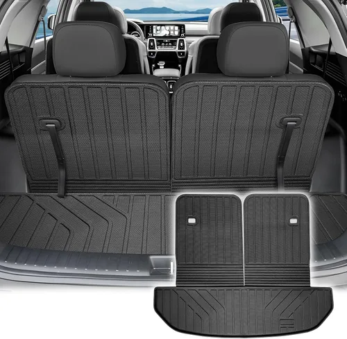 Vista 73 de Forro de carga para Jeep Compass/Patriot 2007-2016 y 2007-2012 Dodge Caliber, alfombras de carga para todo clima para accesorios de Compass