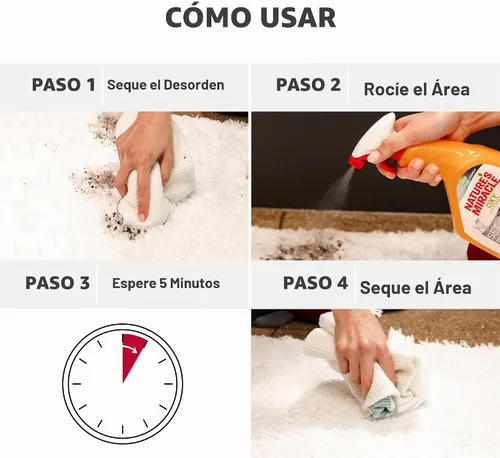 Vista 5 de Nature's Miracle Oxy Set-In - Destructor de manchas, control de olores