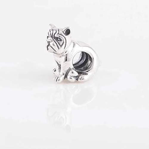 Vista 3 de Bolenvi Abalorio de plata de ley 925 para pandora y pulseras o collares similares, Plata esterlina, Sin gemas.