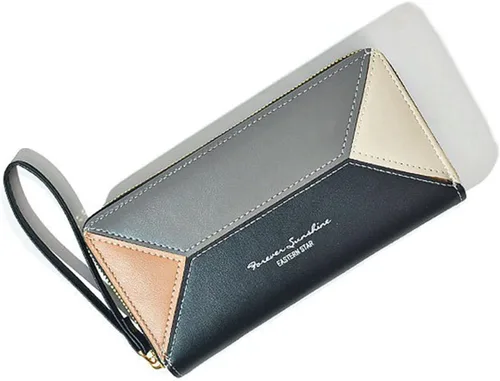 Vista 4 de Oirtmiu Cartera de mujer con gran capacidad, Cuatro colores negro, Classic