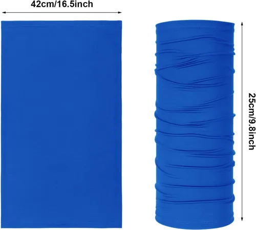 Vista 4 de Geyoga 6 piezas de protección UV para el verano, polaina de cuello refrescante, ropa para la cara, polaina para cuello, bufanda, protector solar