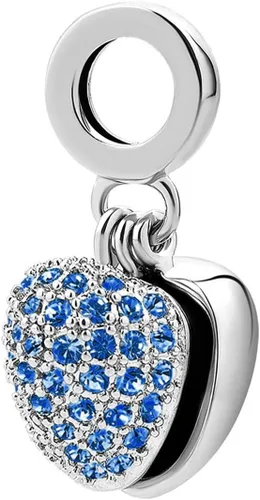 Vista 2 de KunBead Aunt Auntie Love - Dijes colgantes de corazón abierto compatibles con pulsera Pandora, collar, joyería de cumpleaños, regalos para mujeres