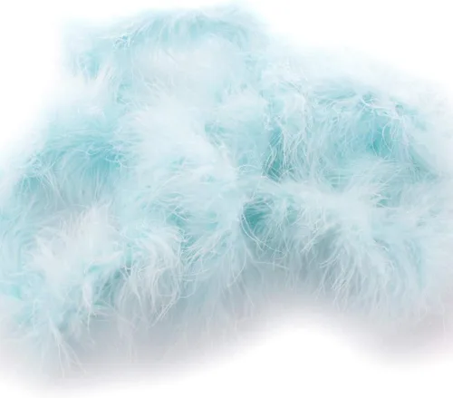 Vista 15 de HairBow Center LLC Boa de plumas de marabú flaco - 2 yardas - Negro