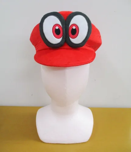 Vista 3 de Muñeco de peluche Little Buddy 1659 Super Mario Odyssey Red Cappy (sombrero de Mario), multicolor, 7 pulgadas