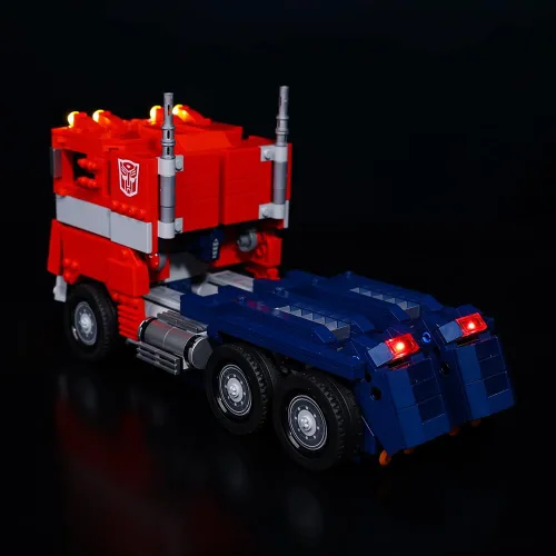 Vista 9 de Kyglaring Kit de iluminación LED (sin modelo) diseñado para Lego Optimu Prime Transformer 10302 Kit de construcción modelo - sin juego de Lego