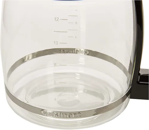 Vista 3 de Cuisinart - Jarra de café de cristal de repuesto para 12 tazas DCC-1200PRC, color negro