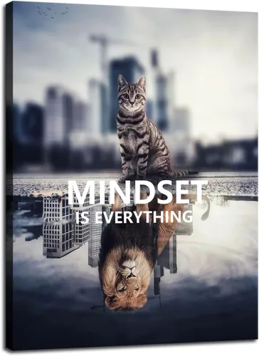 Vista 32 de Lienzo inspirador para pared, póster inspirador de águila animal, emprendedor, cita positiva, ilustración, decoración de oficina, marco de regalo