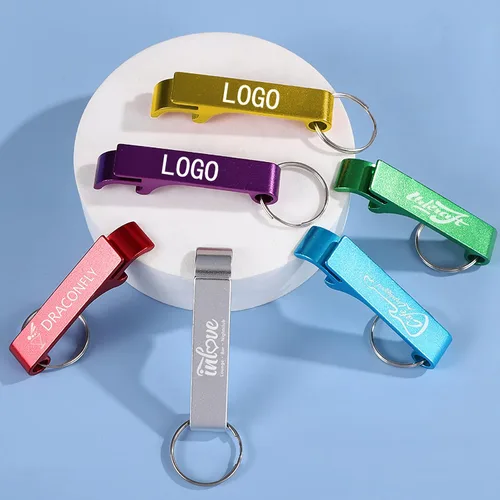 Vista 3 de 100 llaveros personalizados para abridor de botellas, llaveros personalizados para abridor de cerveza que pueden enfriar el llavero con logotipo