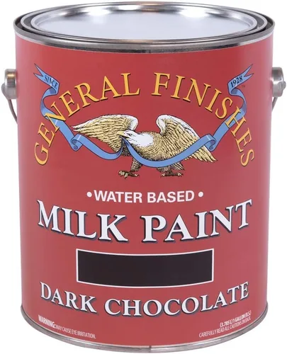 Vista 15 de General Finishes Pintura de leche a base de agua, 1 pinta, blanco antiguo