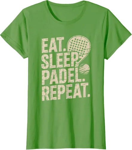 Vista 58 de Camiseta Eat Sleep Padel Repeat Padel Jugador de Tenis