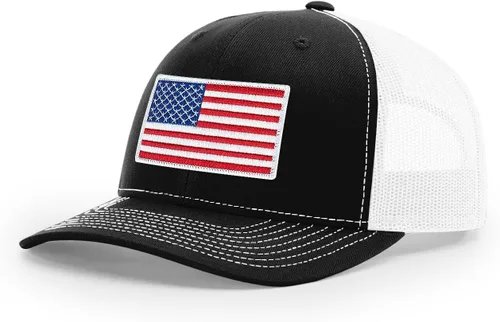 Vista 60 de Joe's USA Richardson 112 - Gorras de camionero con parche gráfico personalizado - Gorras estructuradas de cinco y seis paneles Richardson Premium