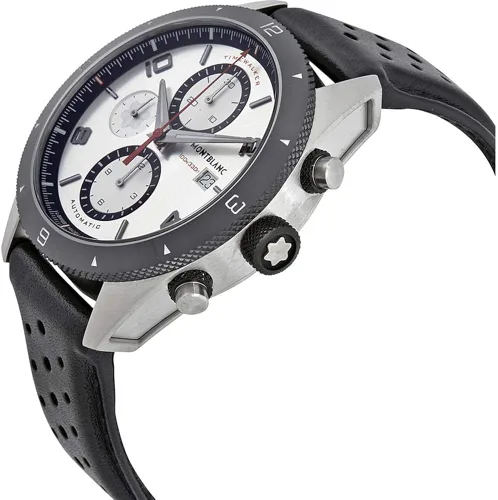 Vista 2 de Montblanc TimeWalker 116100 - Reloj cronógrafo automático para hombre, Plateado, Cronógrafo