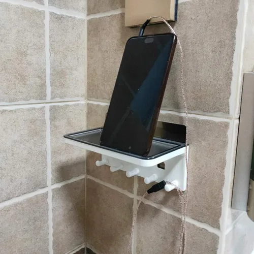 Vista 5 de JDYOOMI Organizador de almacenamiento de entrada para montaje en pared, pequeño soporte para llaves, clasificador de cartas de correo, estante