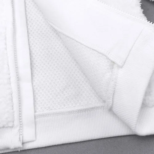Vista 7 de Chaqueta con capucha de forro polar para bebés, niñas y niños, abrigo cálido de invierno con orejas