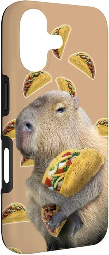 Vista 3 de Capybara Capybaras Eating Taco - Carcasa para iPhone 17