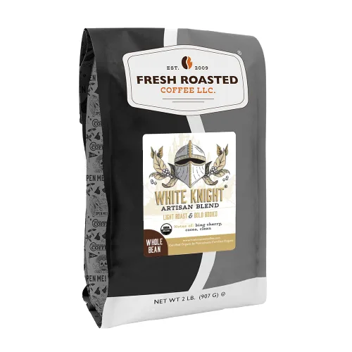 Vista 68 de Fresh Roasted Coffee, Blackbeard's Revenge, 12 onzas, tostado medio, Kosher, grano entero