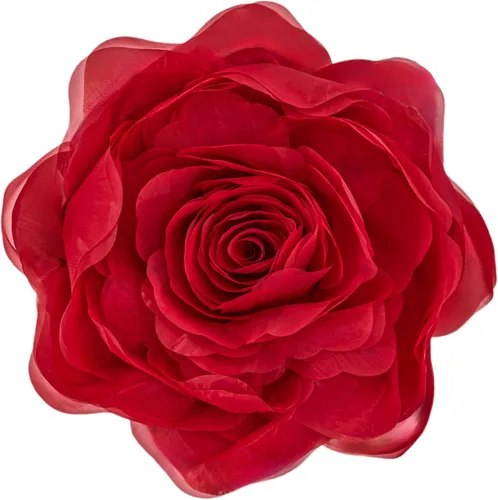 Vista 13 de JWH Fundas de almohada estéticas decorativas con diseño de flores, fundas de almohada redondas hechas a mano para dormitorio, cama, sofá, sala