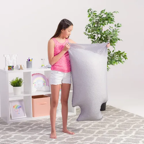 Vista 2 de Posh Creations - Relleno de espuma EPS para asientos tipo puf, 75 L, color blanco, con boquilla EZ-Pour