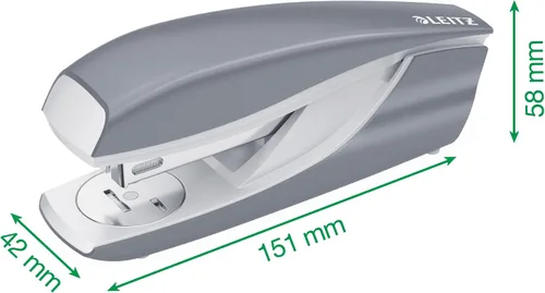 Vista 3 de Leitz 55022036 NeXXT Series Wow Metal 30 hojas grapadora de oficina - Azul