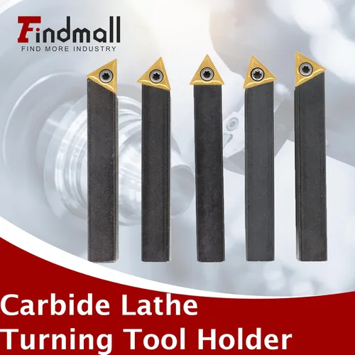 Vista 3 de findmall 5 unids 1/2 pulgada torno de carburo indexable Torno de torneado de herramientas de torno de metal herramientas inserta bits con insertos