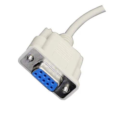 Vista 4 de Cable serie de datos RS232 DB9 de 4.5 pies macho a hembra DB9 Cable de extensión 2-3 para computadoras, impresoras, escáneres