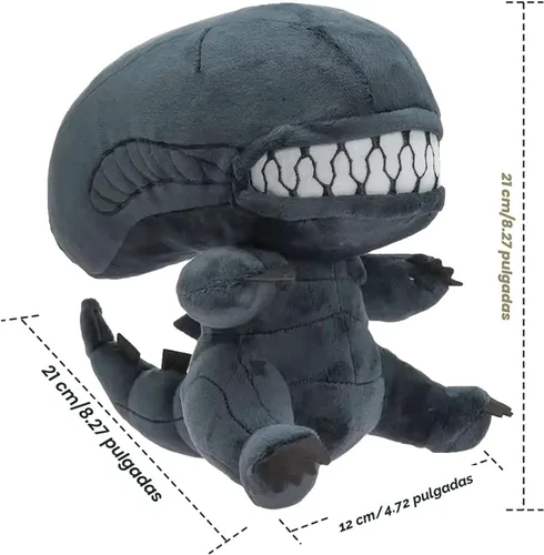Vista 2 de juguete de peluche de animal de peluche alienígena monstruo, figuras de película de dibujos animados de felpa para niños fanáticos cumpleaños