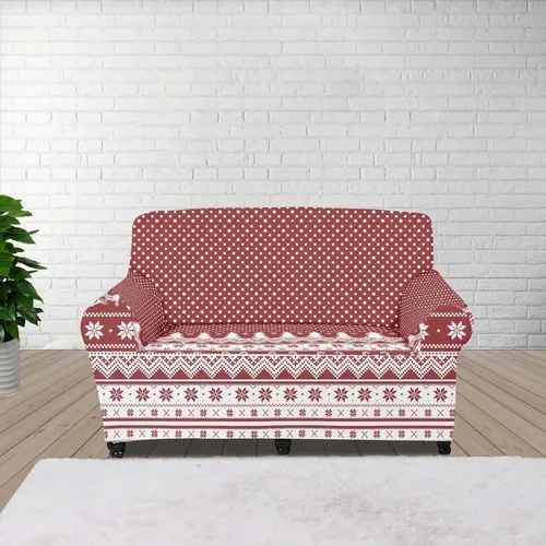 Vista 72 de Boatee Fundas de sofá de 1 pieza con diseño de copo de nieve azul, fundas elásticas para sofá, 1 cojín, protección de muebles, decoración para sala