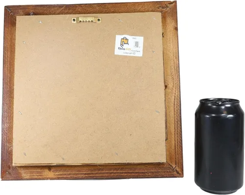 Vista 3 de Ebros Gift Rocas rústicas del suroeste del suroeste turquesa con cruz y corazón de imitación de cuero de encaje de madera para decoración de pared