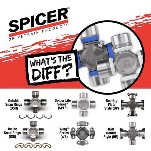 Vista 12 de Spicer Kit de juntas en U 5-153X serie 1310 (OSR) (paquete de 2)