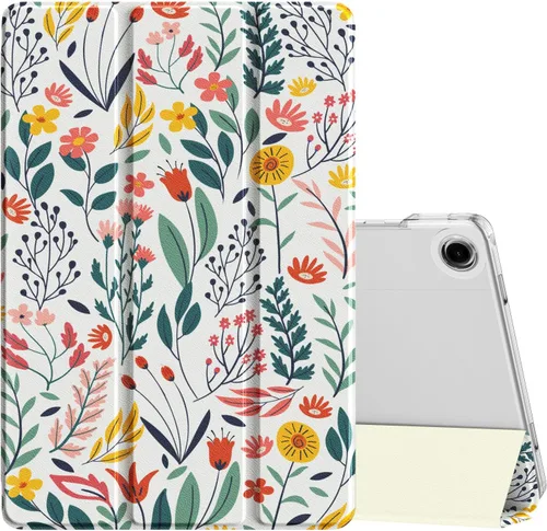Vista 34 de MoKo Funda para Galaxy Tab A9+/A9 Plus de 11 pulgadas 2023, Funda Protectora Inteligente Delgada con Soporte y Carcasa Trasera Translúcida de PC