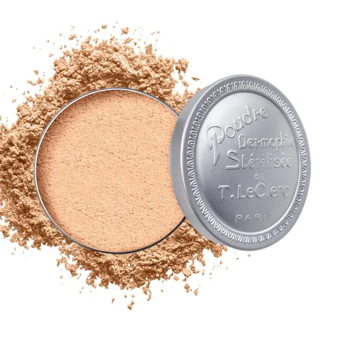 Vista 16 de T. LeClerc Polvo facial suelto – Polvo fijador de maquillaje facial de larga duración, mineral mezclable que minimiza los poros y perfecciona
