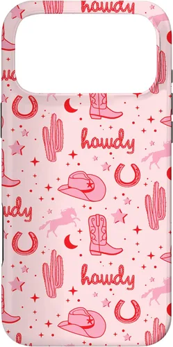 Vista 22 de Funda estética para iPhone 17, diseño de vaquera rosa pastel