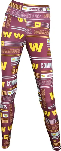 Vista 39 de Zubaz NFL Mallas para mujer de longitud completa de cintura alta básica 1.0