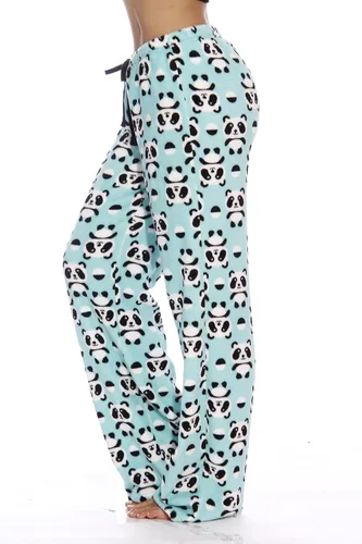 Vista 2 de Just Love Womens Cute Character Print Plush Pajama Pants